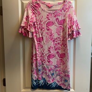 Lilly Pulitzer Flamingo Dress- XS
